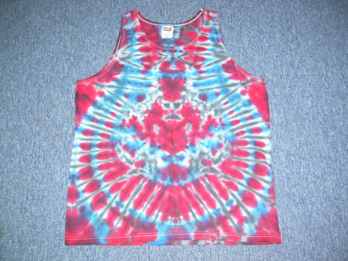 Medium Mens Tie Dye Tank Top #9