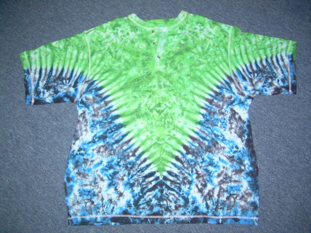 Mens 3 Button Henley Short Sleeve 2X-Large #1