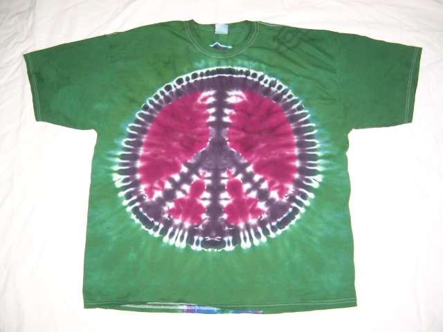 Mens Tie Dye Short Sleeve T-Shirt XX-Large #20
