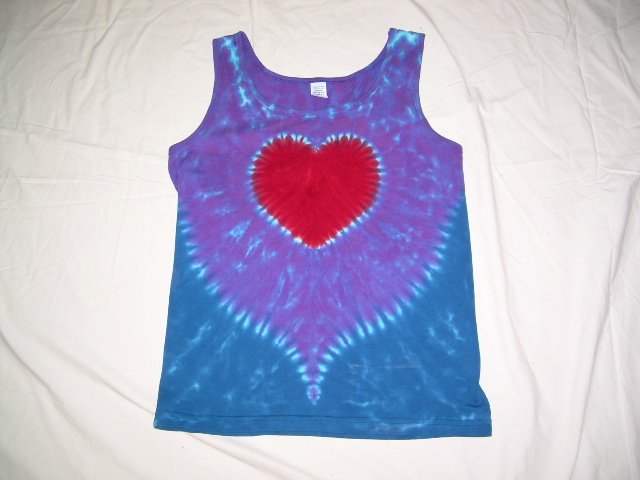 Womens Tie Dye Tank Top Small #1