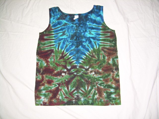 Womens Tie Dye Tank Top Small #2
