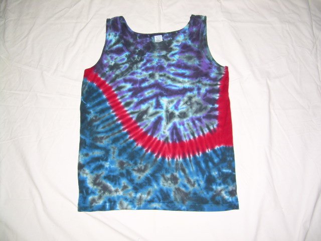 Womens Tie Dye Tank Top Small #4