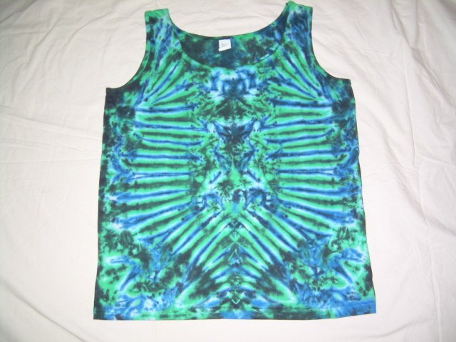 Womens Tie Dye Tank Top Medium #4