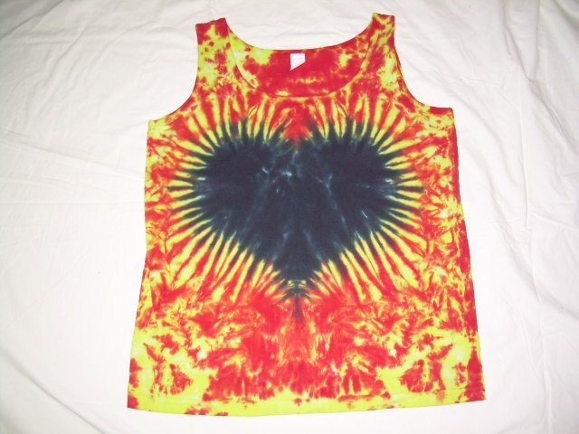 Womens Tie Dye Tank Top Medium #5
