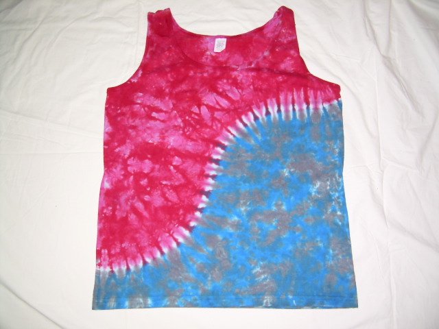 Womens Tie Dye Tank Top Medium #6