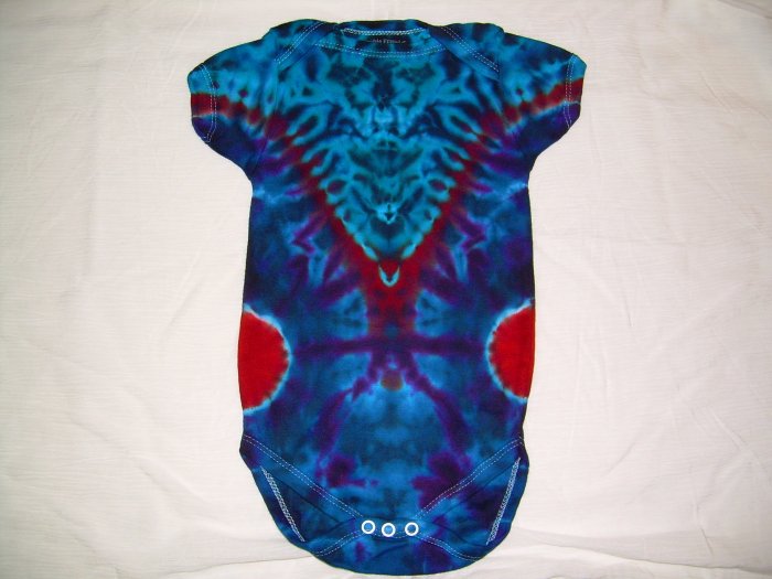 Tie Dye Onesie ShortSleeve Medium (6-9 months) (19-26 lbs) #8