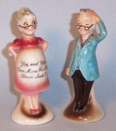Grandma & Granpa salt & pepper