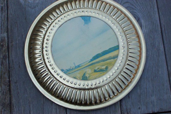 SOLD Stove Pipe Wall Cover
