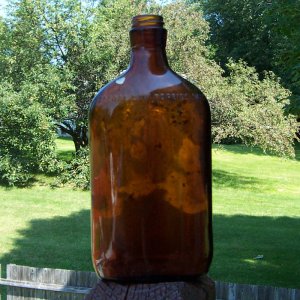 Ball Bottle with Federal Law inscription