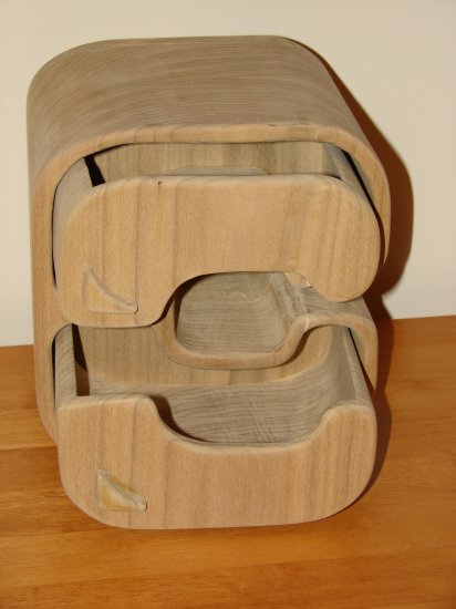 Alpha Wooden Jewelry Box