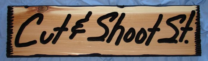 Wood Street Sign