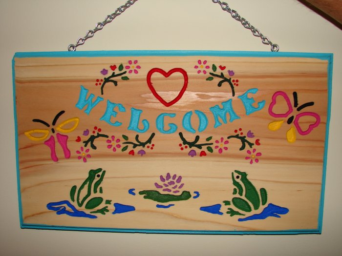 Medium Size Country Welcome Sign