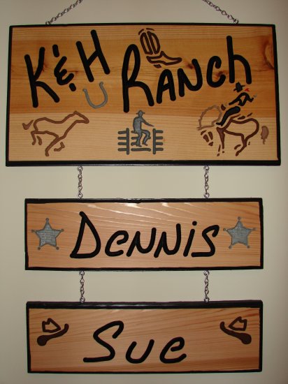 Large Personalized Wood Sign