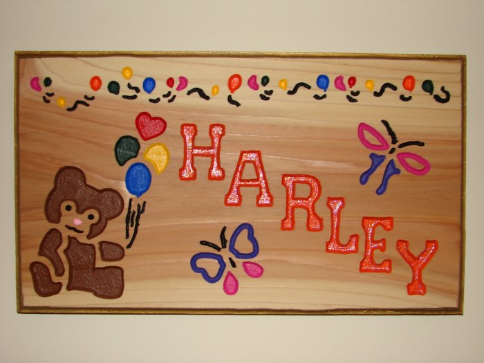 Meduim Size Personalized Wood Sign