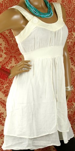 Stretch Waist Band Layered Mini Dress