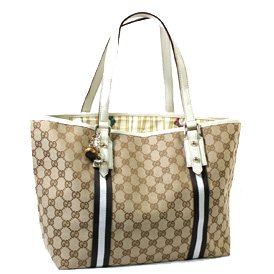 GUCCI 139260 TOTE BAG / CREAM