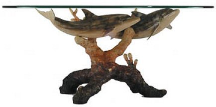 Imperial Finish Dolphin Table