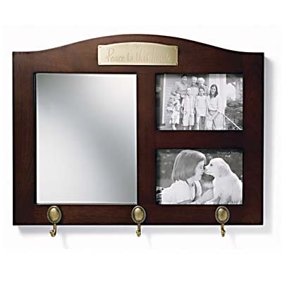 Peace - Mirror With Frames - Cherry