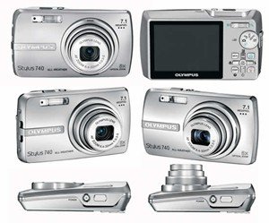 Olympus Stylus-740 7.1-Megapixel Digital Camera - Silver