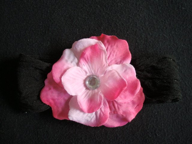 Adele/Hot Pink on Black Band