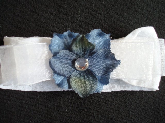 Chelsea BOW/Blue on White Band