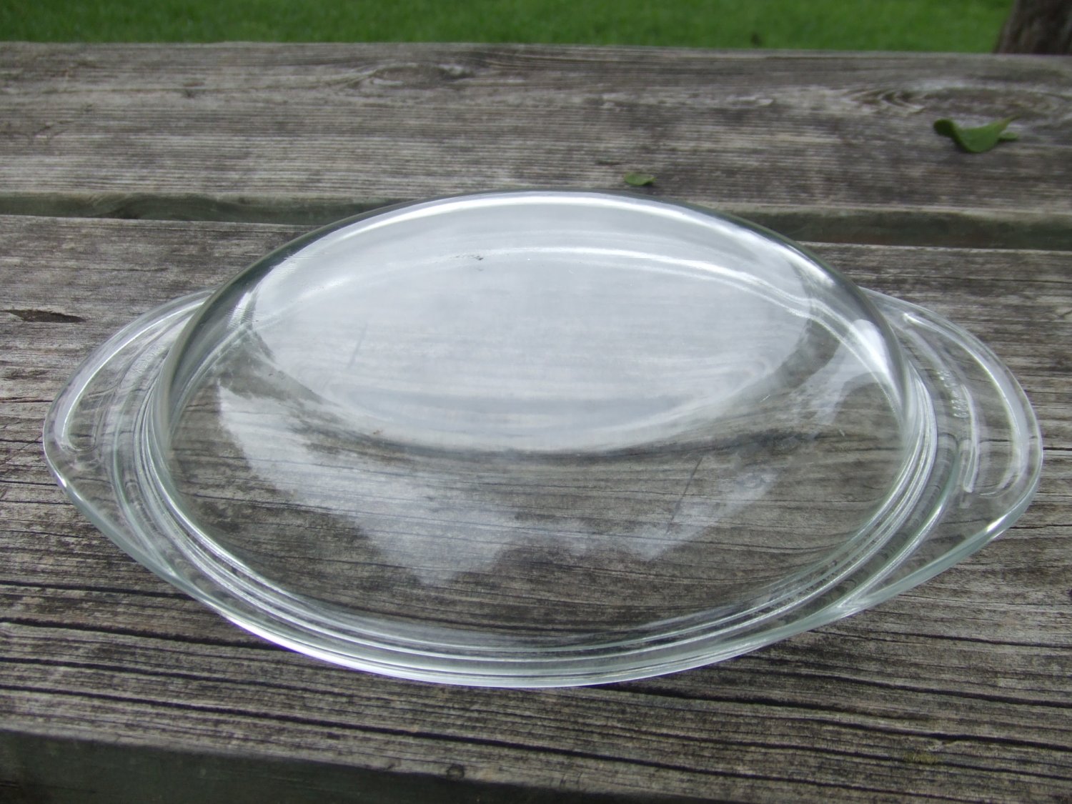 Vintage Pyrex Replacement Lid Clear Round Domed Wide Tab Utility Handles 683 C18