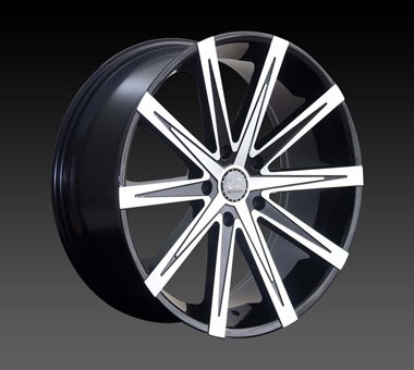 22" U2 23 Wheels Rim 22X9 Machine Black 6x139.7