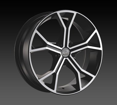 20" U2 32 Wheels Rim 20x7.5 Machine Black 5x120.65