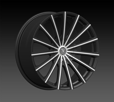 17" Velocity VW10 Wheels Rim 17x7 Machine Black 4x100+114.3