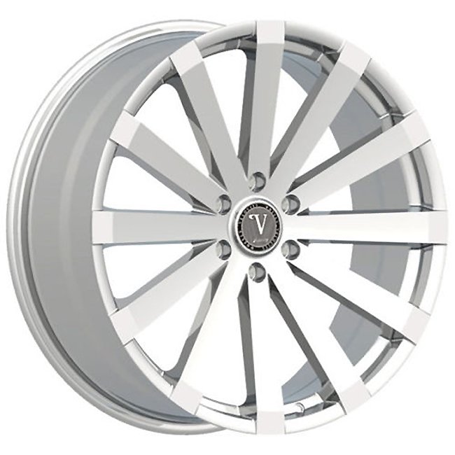 24" Velocity VW12 Chrome Wheels Rim 24x9 Chrome 6x139.7