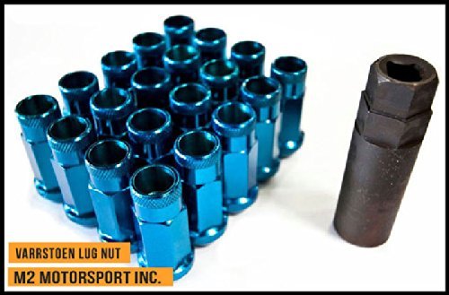 Varrstoen Vt48 Lug Nuts 12x1.25mm Extended Open Blue