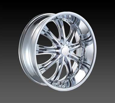 24" Red Sport Wheels Rsw 33 Chrome Rim 24x9.5 Offset 13 Chrome 5x115