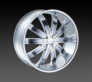 24" Red Sport Wheels Rsw 11 Chrome Rim 24x9.5 Offset 13 Chrome 5x139.7