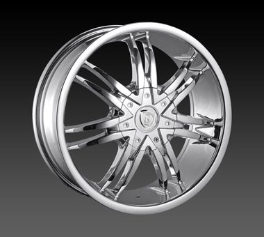 17" Borghini Wheels BW14 Chrome Rim 17x7 Offset 38 Chrome 5x108+114.3