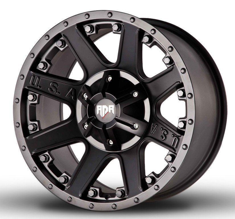 17" RDR Off Road USA RD04 Wheels Black Truck Rim (1Set)