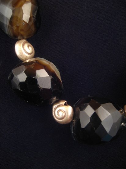 Black Agate Necklace : DMD1006
