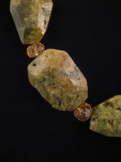 Tourmaline and Citrine Necklace : DMD1008