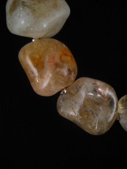Chunky Citrine Necklace : DMD1039