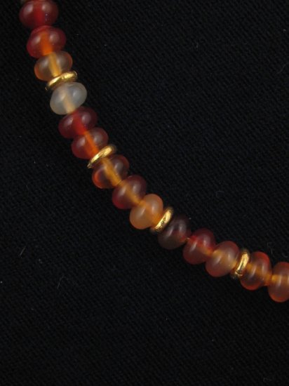Carnelian Gold Necklace : DMD1041