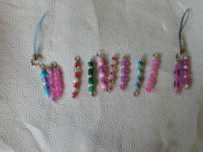cell phone charm's/key ring's