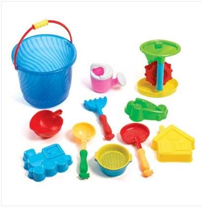 Sand Bucket Beach Toy Play Set