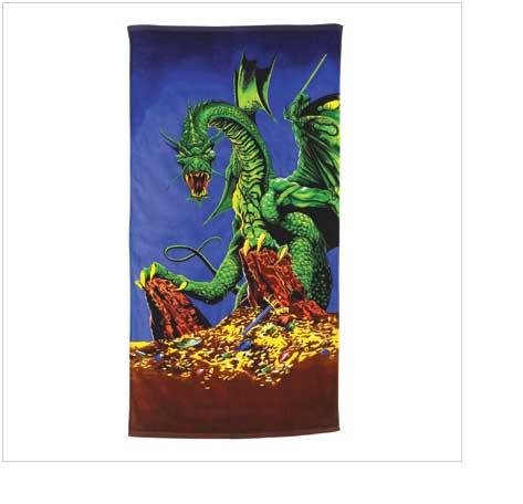 Dragon Design Beach Towel