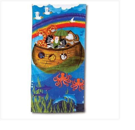 Noah's Ark Design Beach Towel