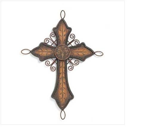 Old World Cross Decor