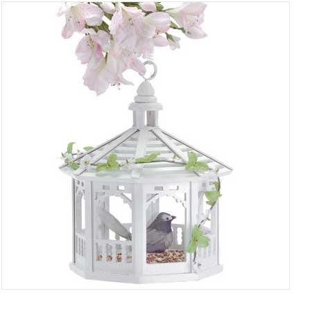 White Gazebo Bird Feeder