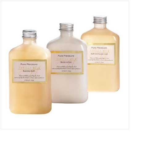 Vanilla Milk Bath Set