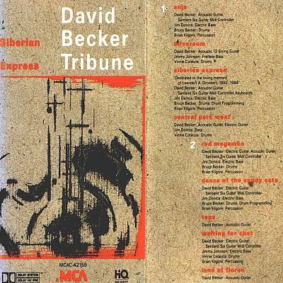 DAVID BECKER TRIBUNE - Siberian Express (1990)- Cassette Tape