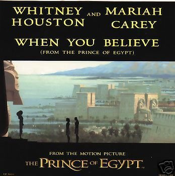 WHITNEY HOUSTON / MARIAH CAREY - The Prince of Egypt: When You Believe - CD Single