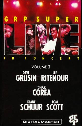 GRP SUPER LIVE Volume 2 (1988) - Cassette Tape