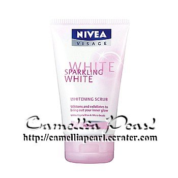Nivea Visage Sparkling White Whitening Scrub 100g
